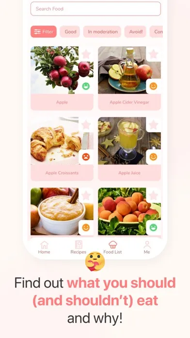 Capturas de pantalla de Pregnancy Diet: Food & Recipes