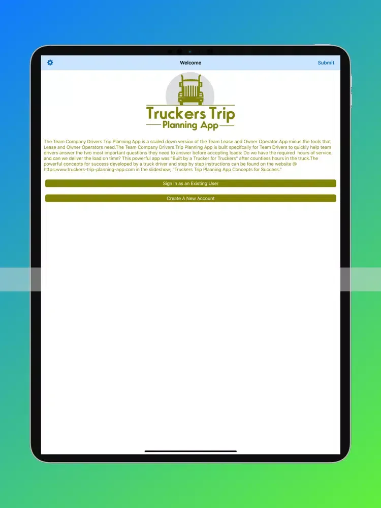 Team Company Truck Drivers iPad 应用截图