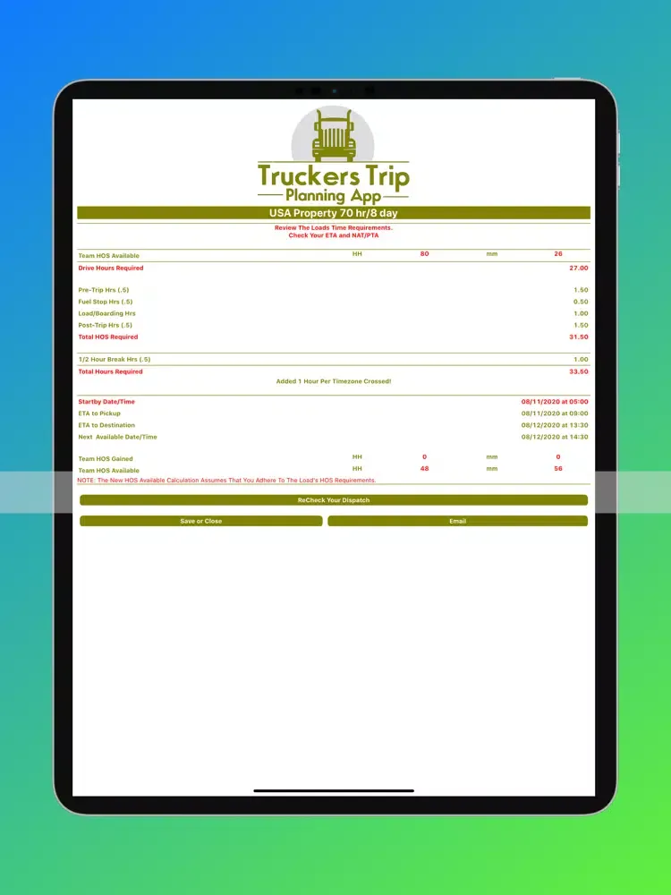 Team Company Truck Drivers iPad 应用截图