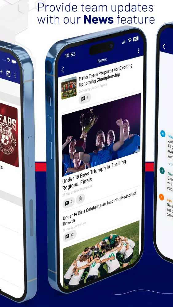Stack Team App Screenshots