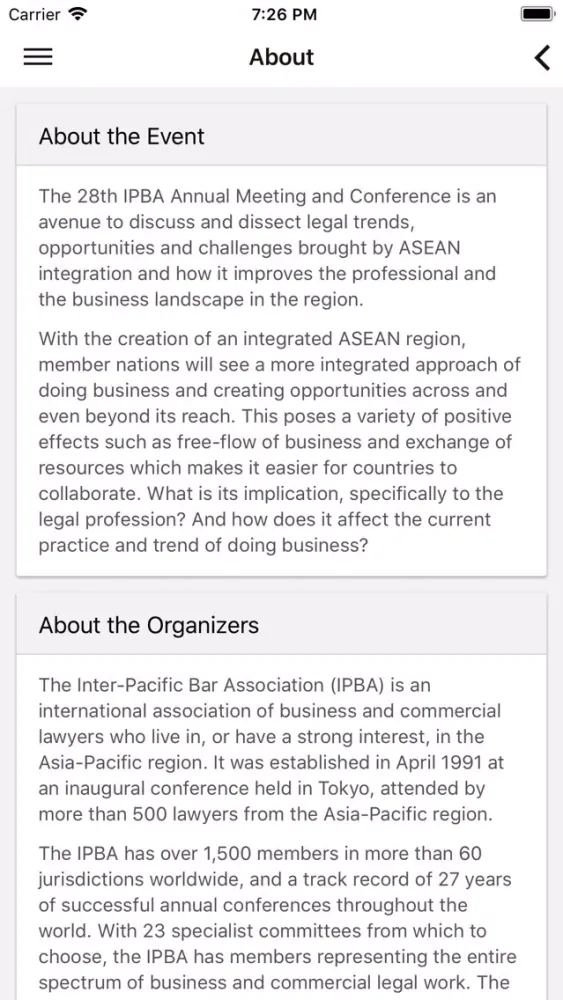 IPBA 2018 Manila Ekran Görüntüleri