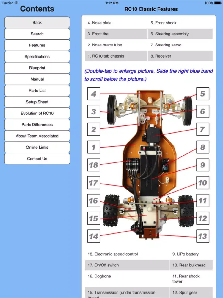 RC10 Classic Essentials iPad  سکرین شاٹس