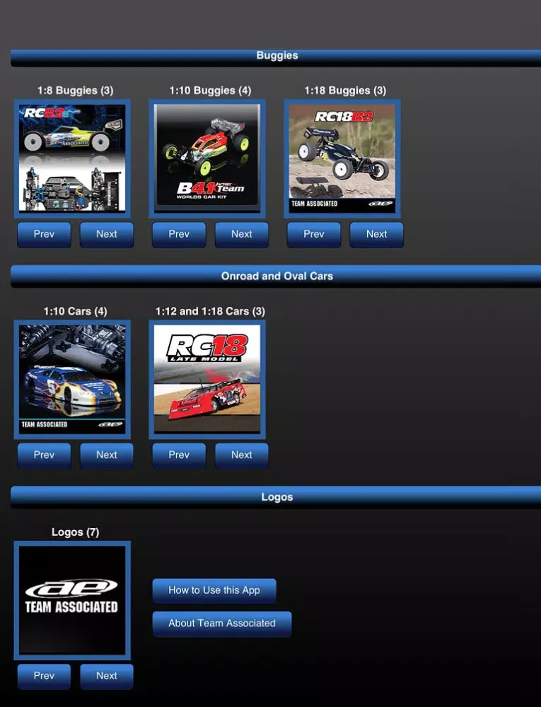 Team Associated RC Wallpaper iPad  سکرین شاٹس