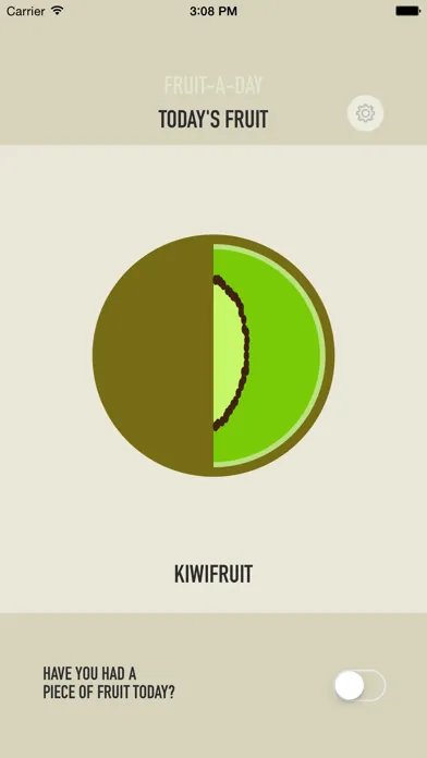 Tangkapan skrin Fruit a Day Nutrition Reminder