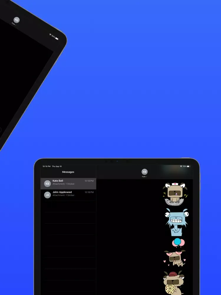 Puggy Sticker Pack - Fun Emoji iPad 应用截图