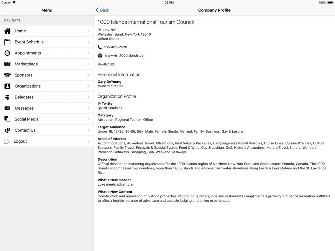 Screenshot di Travel Media Showcase 2018 iPad 