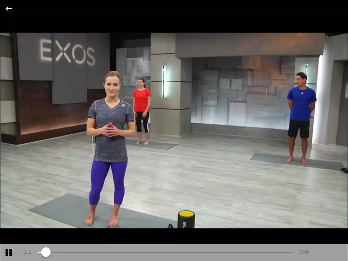 EXOS Movement iPad  سکرین شاٹس