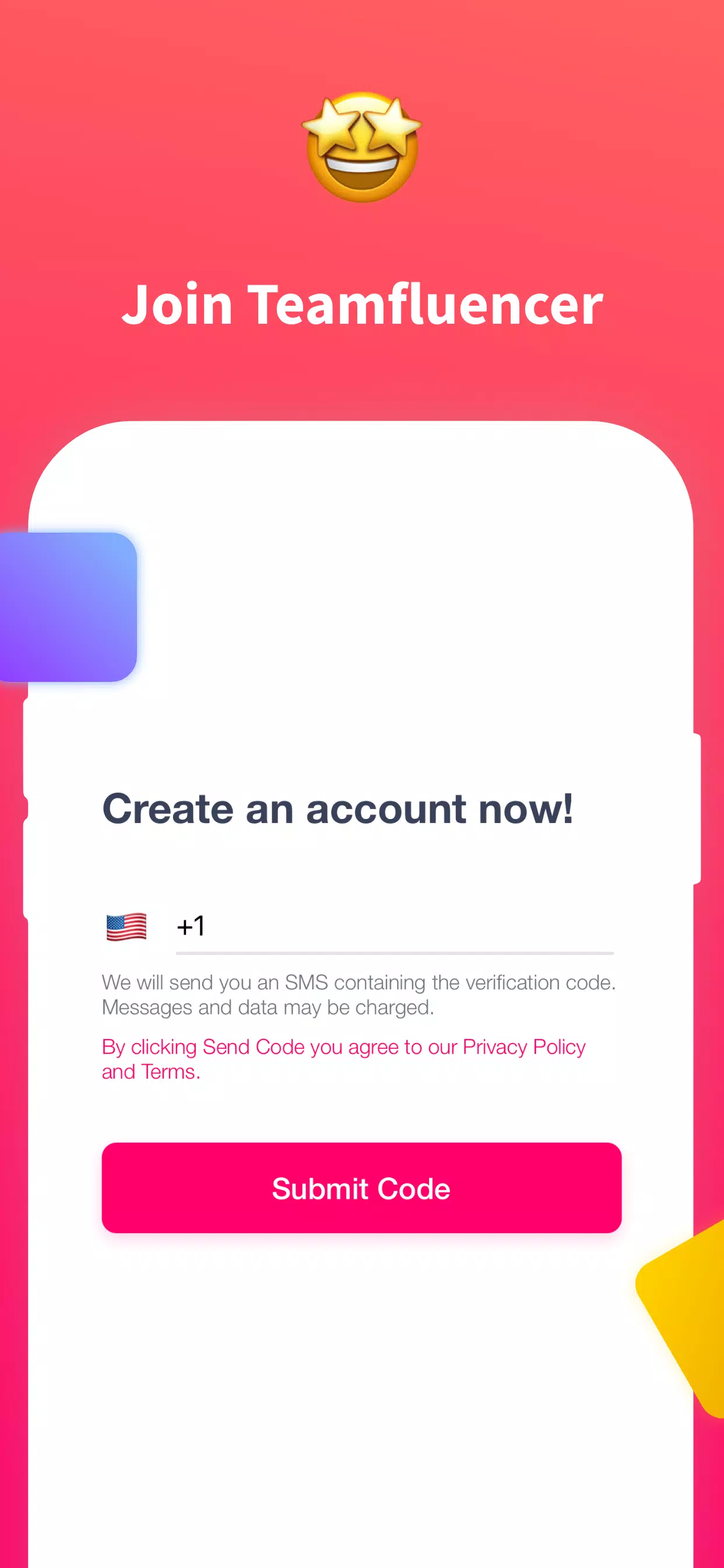 Teamfluencer - Nano Influencer Screenshots1