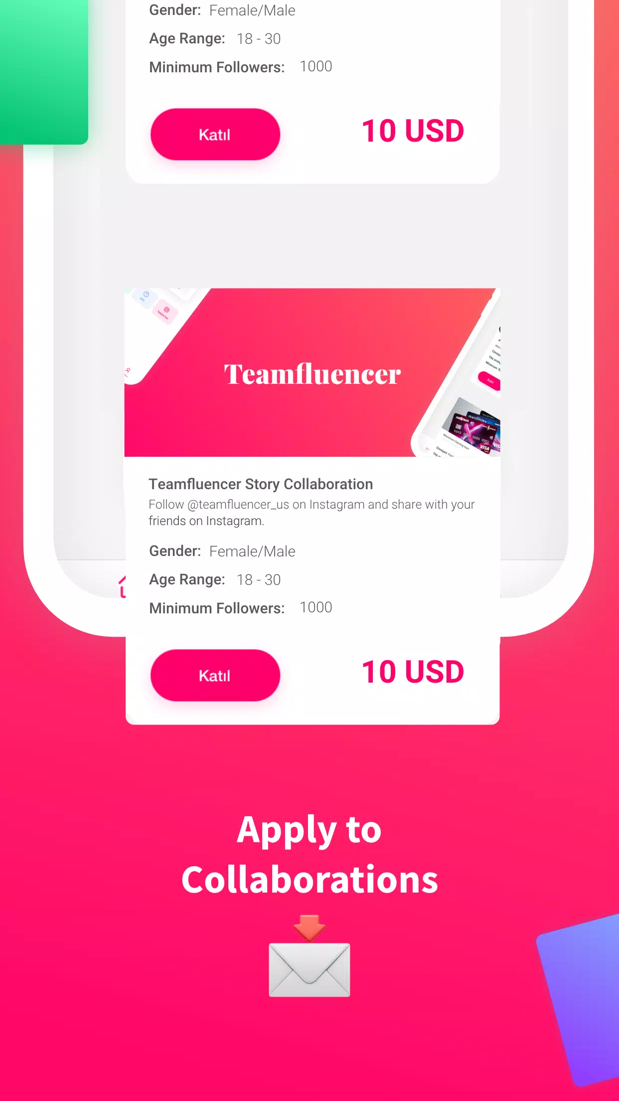 Teamfluencer - Nano Influencer Screenshots8