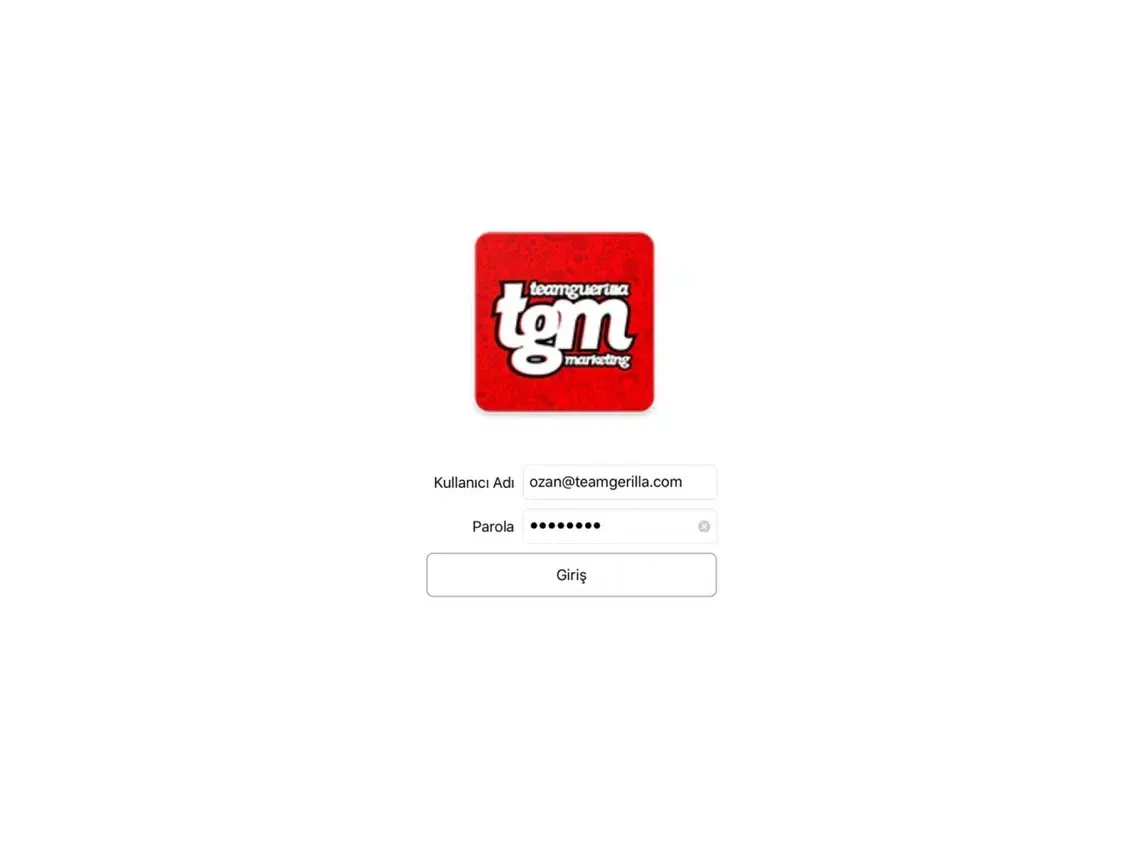 TGM Assesment iPad  Screenshots
