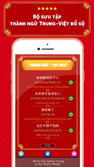 Tangkapan layar Bucha học tiếng Trung Mandarin