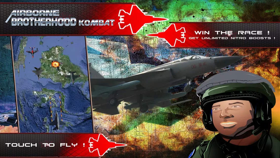Jet fighter missile Storm FREE: Frontline Supremacy Contract スクリーンショット