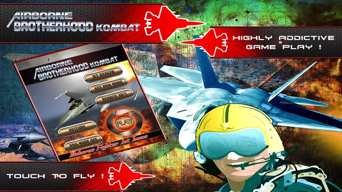 Jet fighter missile Storm FREE: Frontline Supremacy Contract スクリーンショット