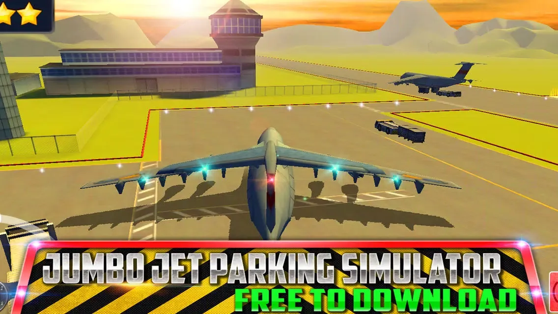 ภาพหน้าจอของ Jumbo Jet Flight School : Airport Parking