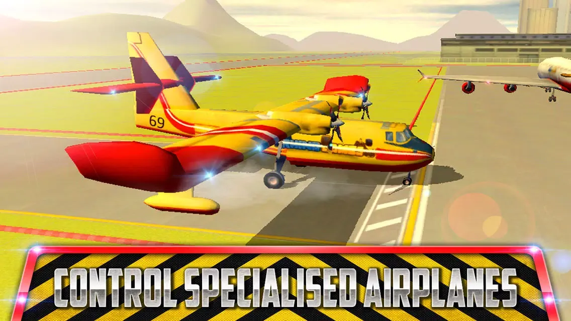 ภาพหน้าจอของ Jumbo Jet Flight School : Airport Parking