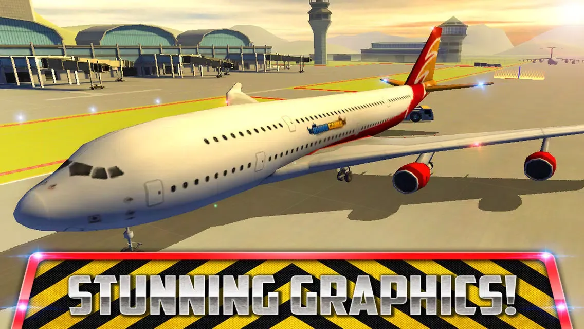 ภาพหน้าจอของ Jumbo Jet Flight School : Airport Parking