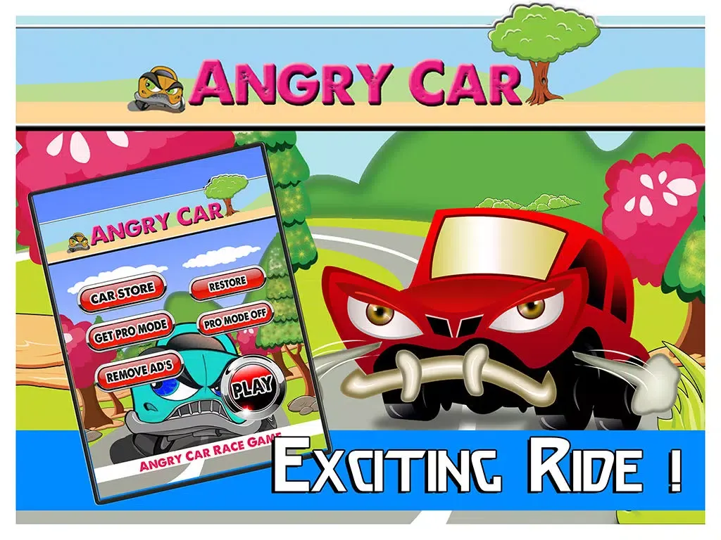 Angry Car T.U.F.F Kids Race : Free iPad  스크린샷