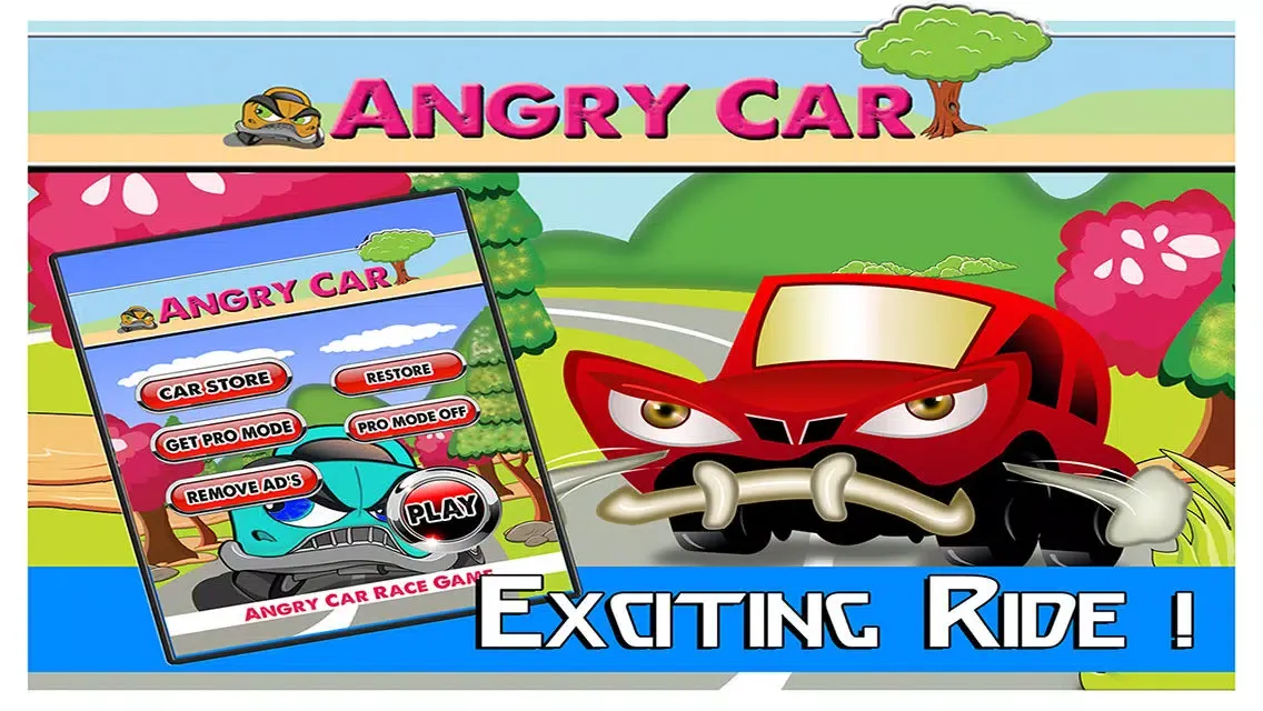 Angry Car T.U.F.F Kids Race : Free 스크린샷