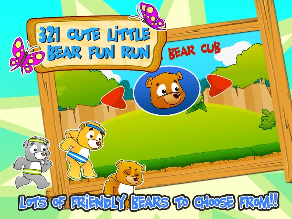 321 cute little teddy bears all fun run : Coolest Free Animal Care Games For Boys and Girls iPad  Screenshots