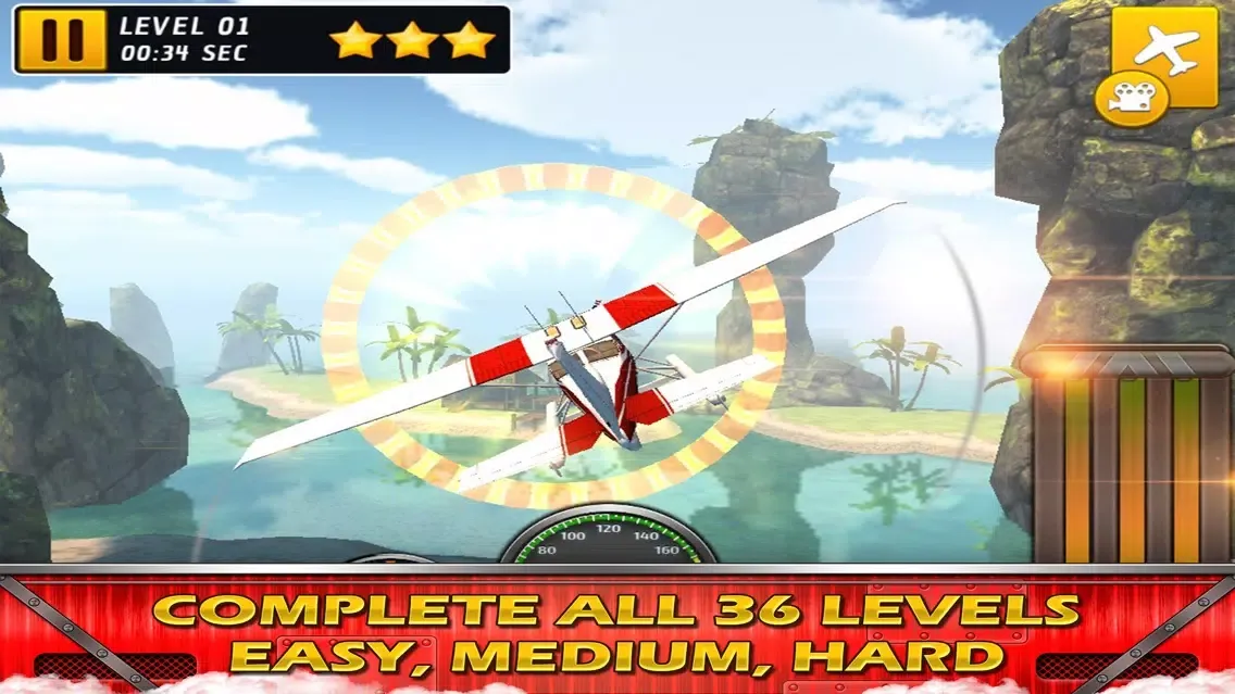 Sea plane Exotic Island Real Fly & Park Airplane Racing Game Screenshots