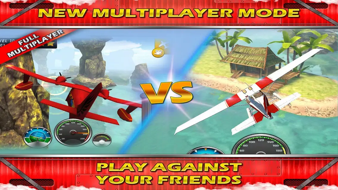 Sea plane Exotic Island Real Fly & Park Airplane Racing Game Screenshots
