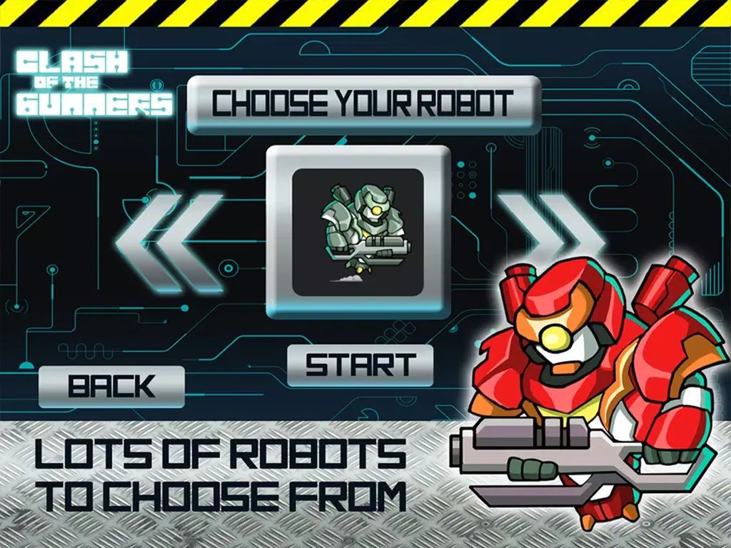 Clash of Gunners FREE - Brutal Sky lander Bots Patrol Skirmish iPad  स्क्रीनशॉट