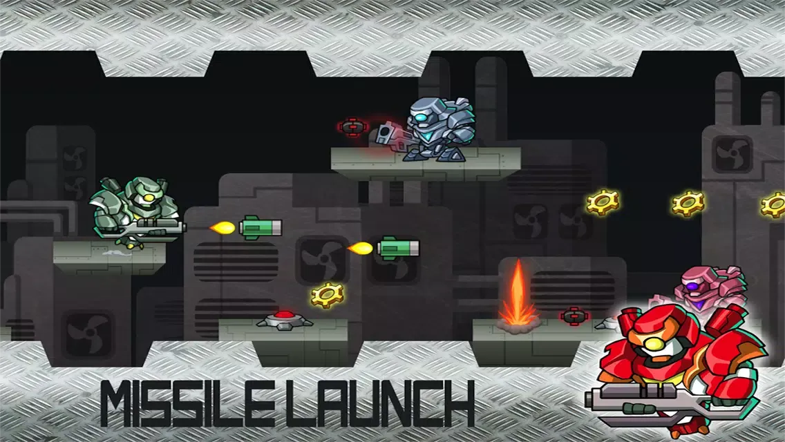Clash of Gunners FREE - Brutal Sky lander Bots Patrol Skirmish स्क्रीनशॉट