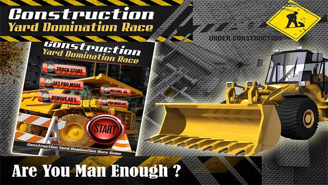 Скриншоты Construction Yard Domination Race : Big Trucks, Heavy dumpster & Huge bulldozer Mega Racing