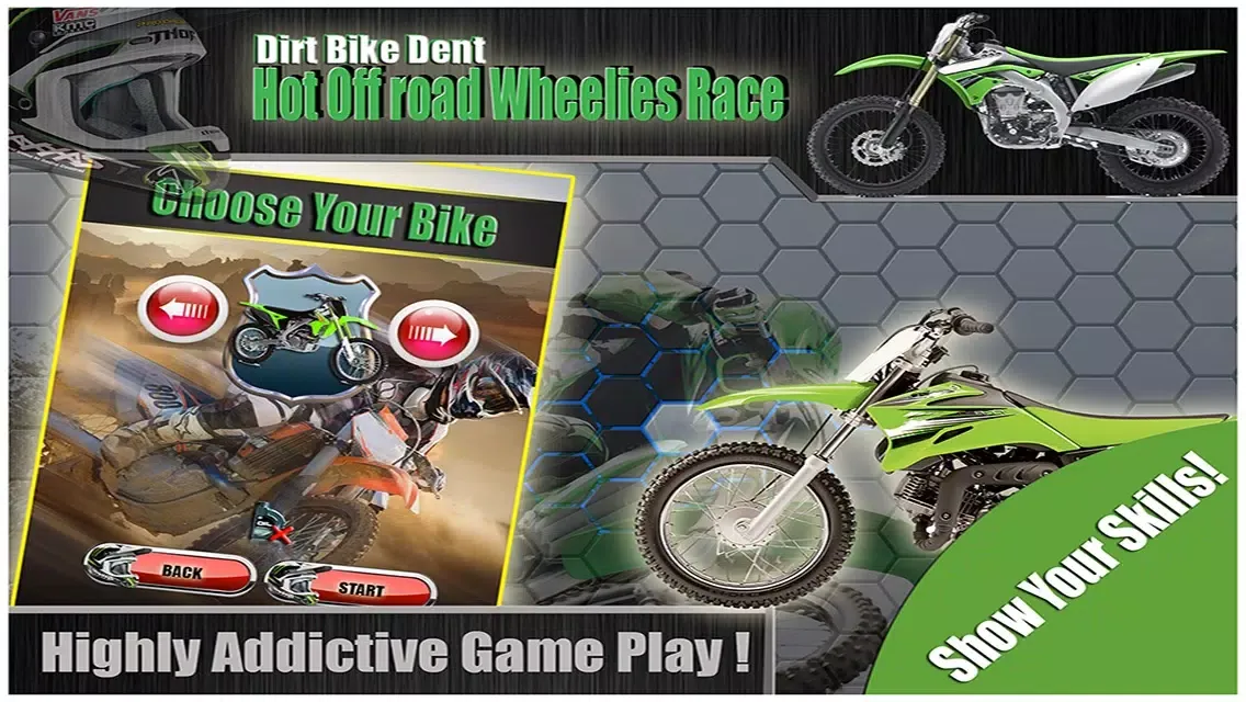 Dirt Bike Metal Dent - Hot Off road Wheelies TR Race应用截图