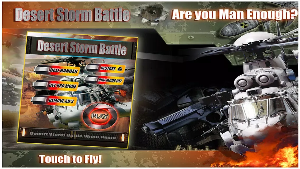 Desert Storm Blackhawk Revive - Chopper Mission Code Alpha FREE Ekran Görüntüleri