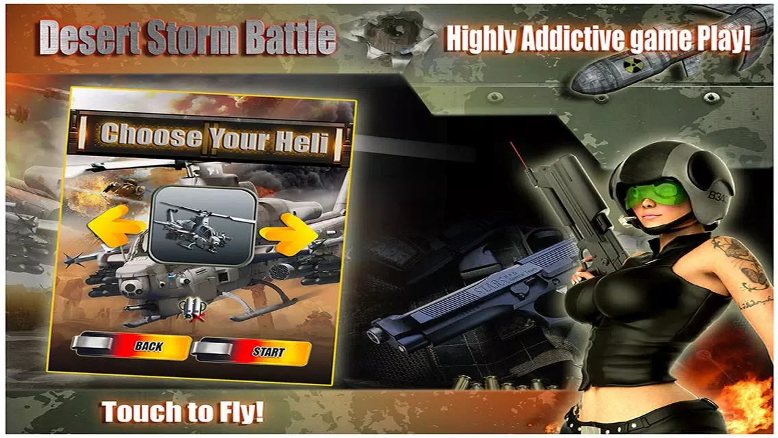 Desert Storm Blackhawk Revive - Chopper Mission Code Alpha FREE Ekran Görüntüleri
