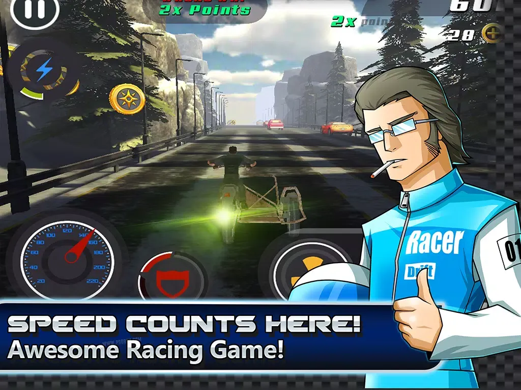 Captures d'écran de Dirt Bike Rider 3D Mad Racing ! iPad 