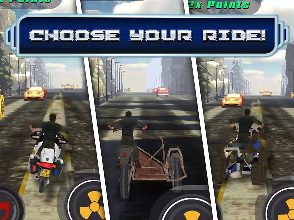 Captures d'écran de Dirt Bike Rider 3D Mad Racing ! iPad 