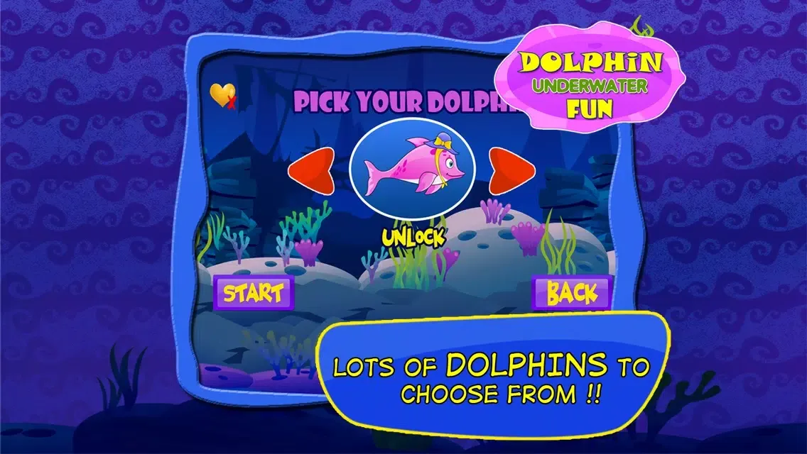 Little Dolphin Really fun Collecting Hooks Game : Free Girly Fish games for girls and boys應用截圖
