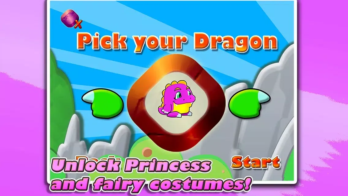 Little Fairy Dragon Princess tale: fantasy animals invade candy land Ekran Görüntüleri