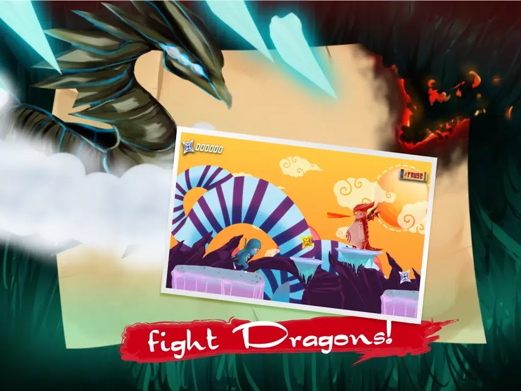 Dragon Ninja Boy Battle : All Free Running & Shooting Games for Kids iPad  Screenshots