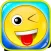 Emoji : Smily Emotions Icon Line Blaster