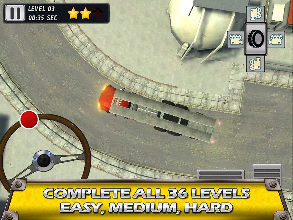 Truck Driving And Parking Race on Euro Town Hard Traffic Roads iPad 应用截图