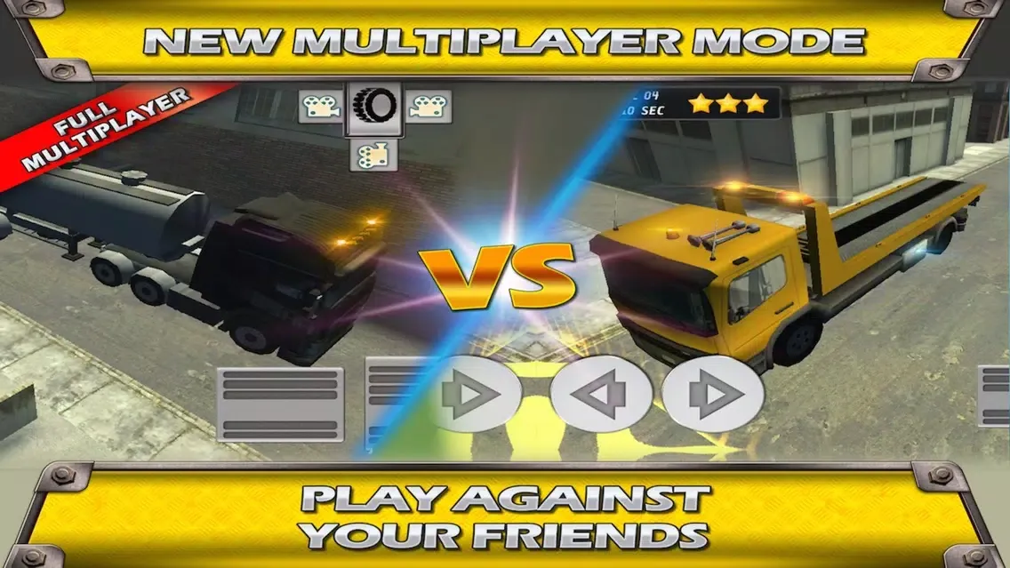 Truck Driving And Parking Race on Euro Town Hard Traffic Roads应用截图