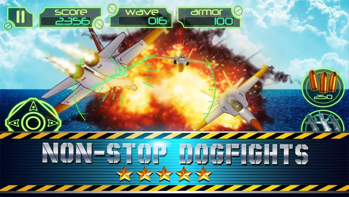 Capturas de pantalla de Norad Frontline Fighter Jet Defence: 3D airplane blast & shoot game