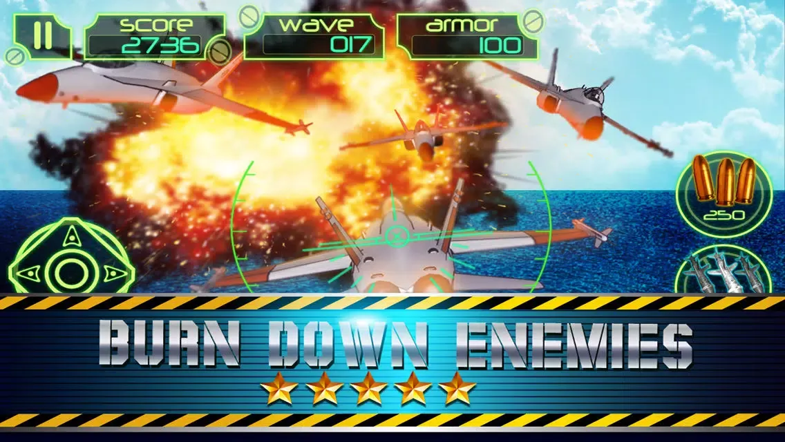 Capturas de pantalla de Norad Frontline Fighter Jet Defence: 3D airplane blast & shoot game