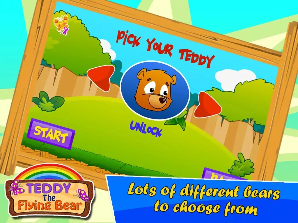 Capturas de pantalla de Flying Teddy bear Girl iPad 