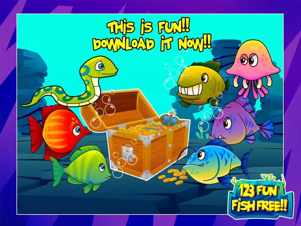 Screenshot di 123 Fun fishies Free ! iPad 
