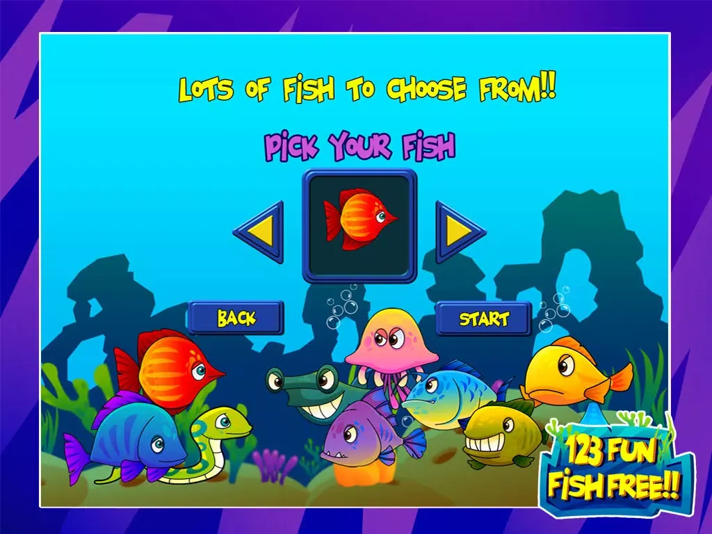 Screenshot di 123 Fun fishies Free ! iPad 