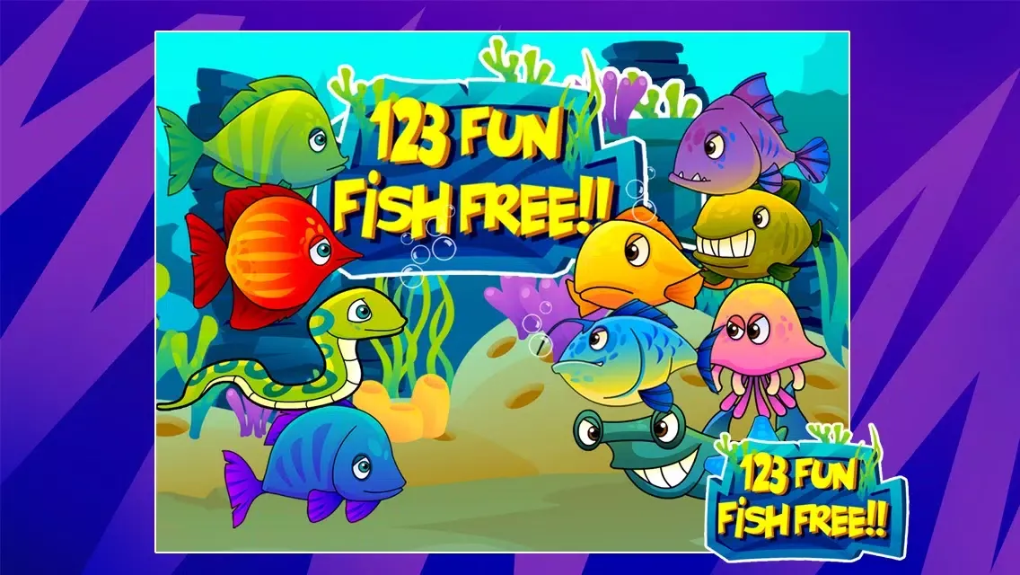 Screenshot di 123 Fun fishies Free !