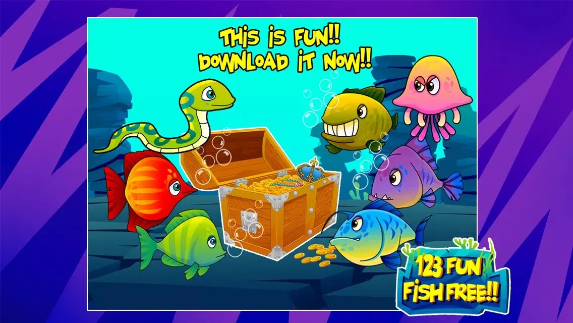 Screenshot di 123 Fun fishies Free !