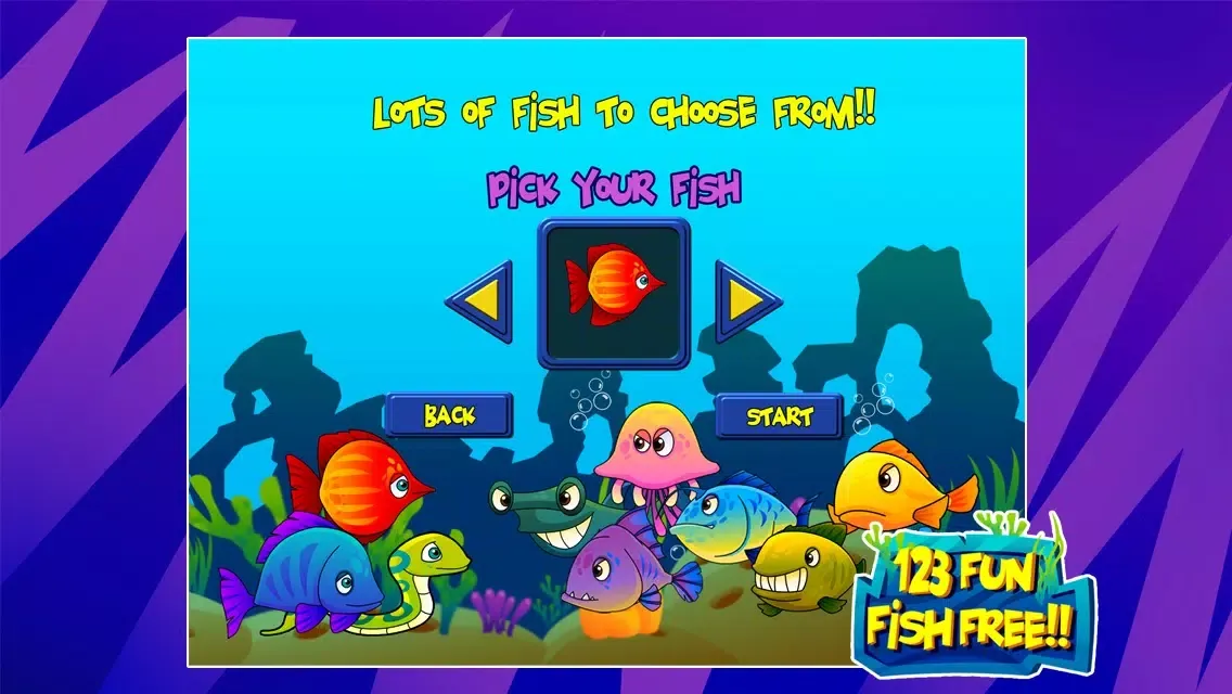 Screenshot di 123 Fun fishies Free !