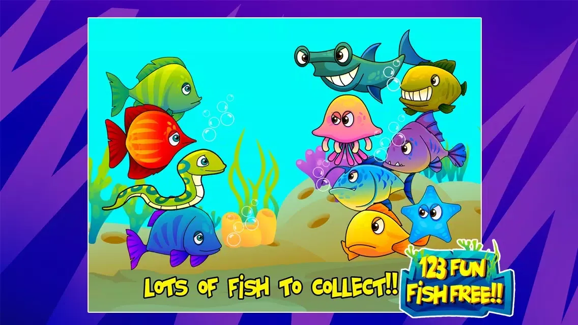 Screenshot di 123 Fun fishies Free !