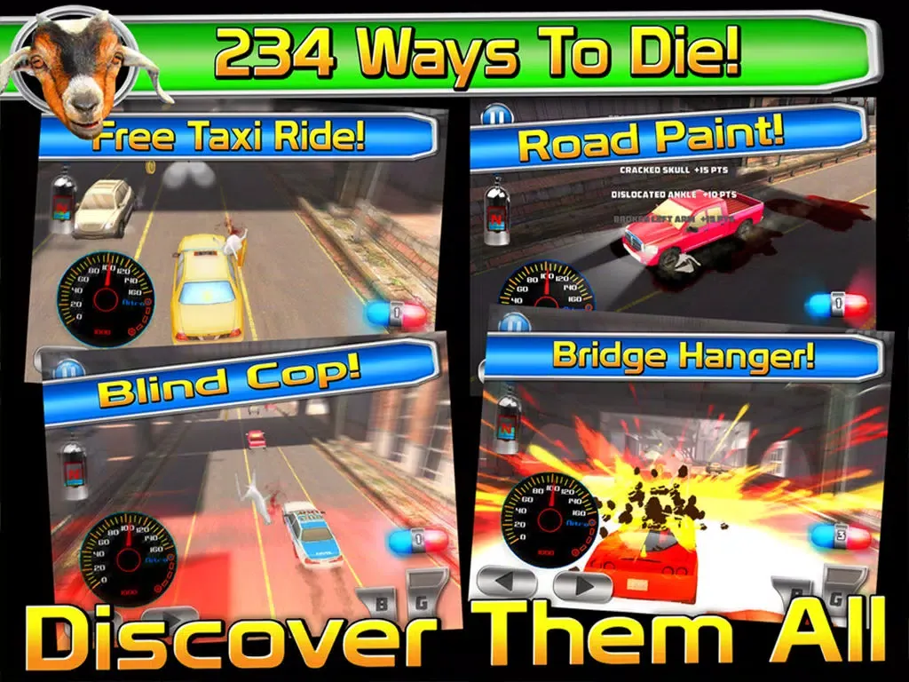 Tangkapan skrin Goats Racing Simulator iPad 
