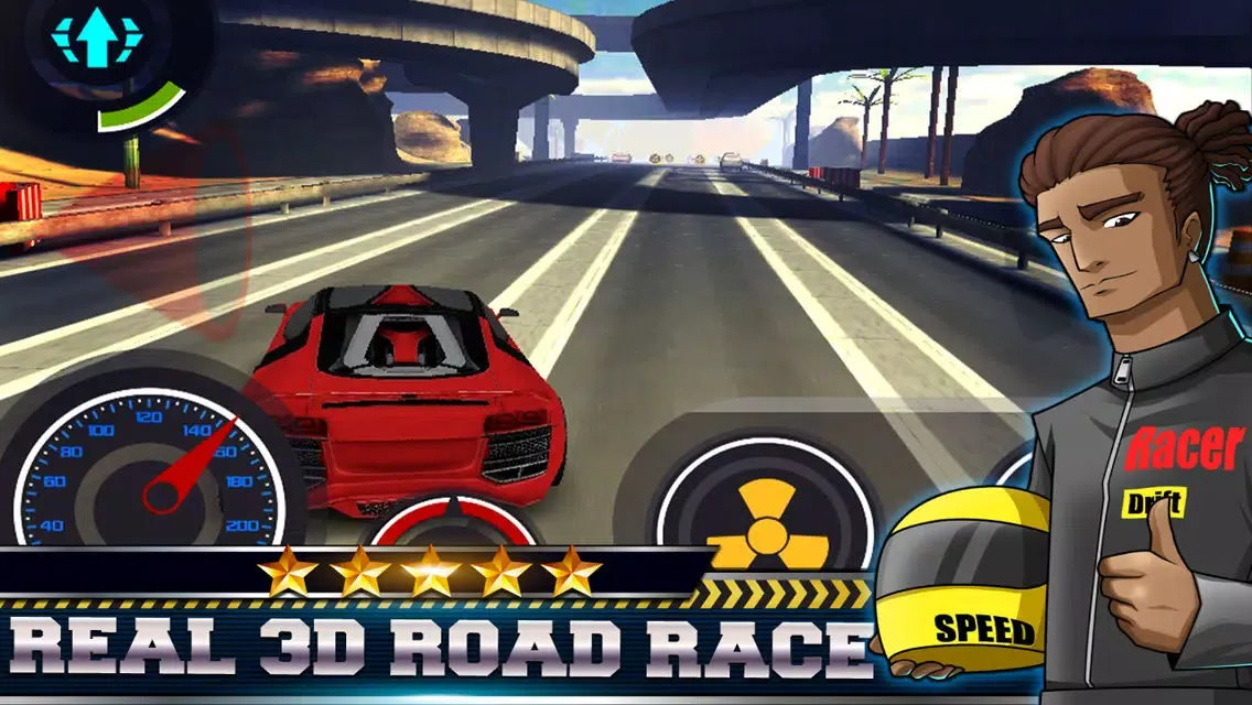 Highway Maniac 3D Ridge Racing Drive - Real Muscle car Contra Drift Racer سکرین شاٹس